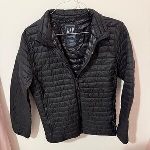 GAP Mens Quilted Black Puffer Jacket